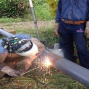 Welding Internal Coated Pipe Sleeves